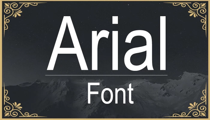Arial Font Free