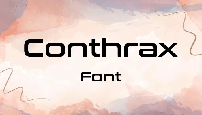 Conthrax Font Free