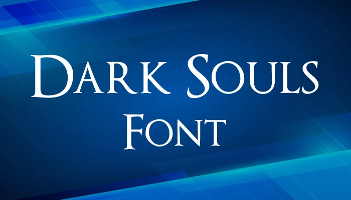 Dark Souls Font Free