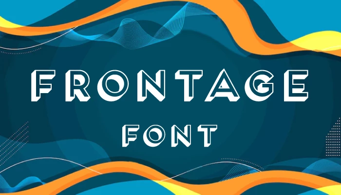 Frontage Font Free