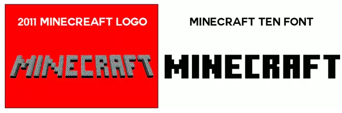 Minecraft-2011-logo-vs-Minecraft-Ten-font
