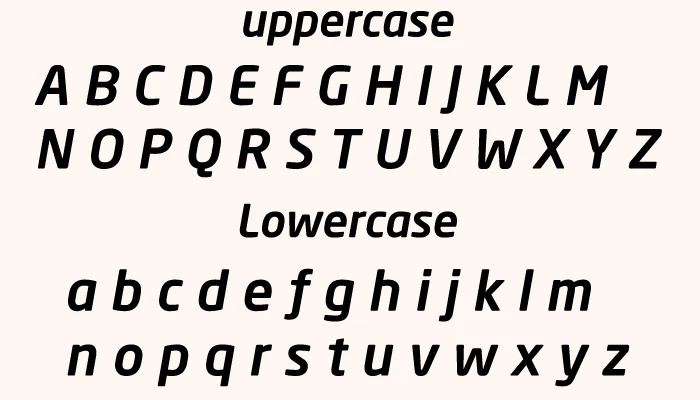 Neo Sans Font Character map
