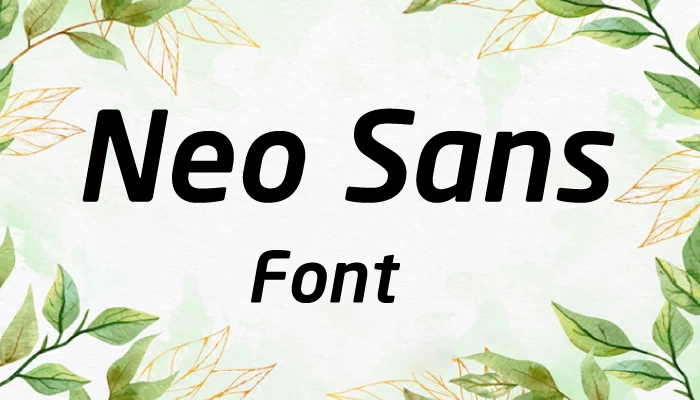 Neo Sans Font Free