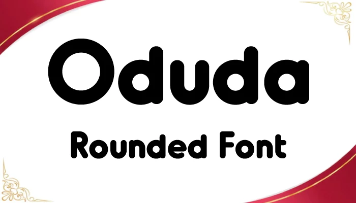 Oduda Rounded Font Free