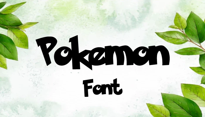 Pokemon Font Free