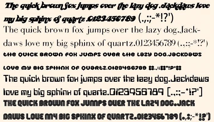 Seventies Font Family
