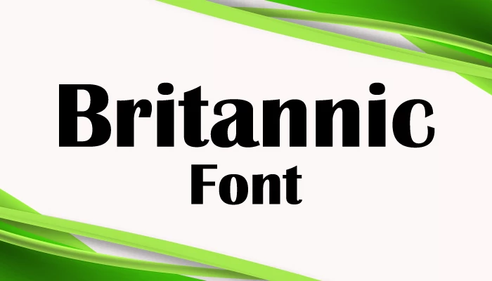 Britannic font free