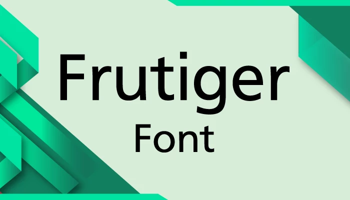 Frutiger font free