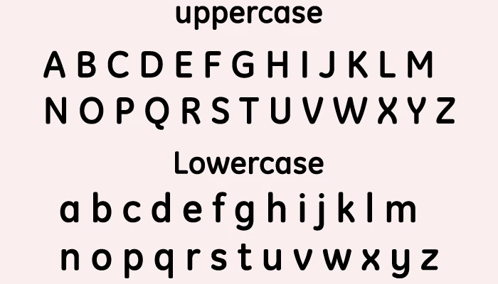 Ge Inspira font character map