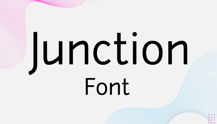 Junction font free