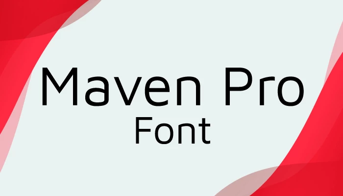 Maven Pro font free