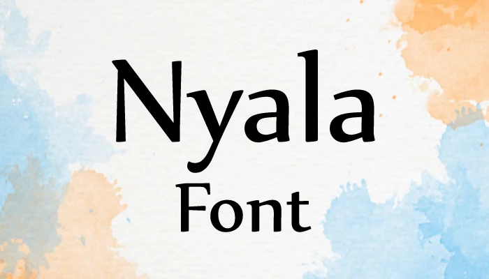 Nyala font free