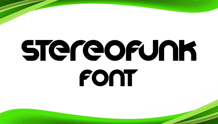 Stereofunk font free