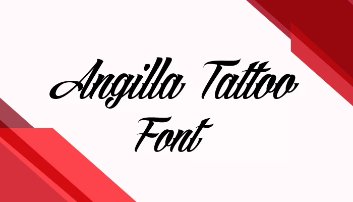 Angilla Tattoo font free