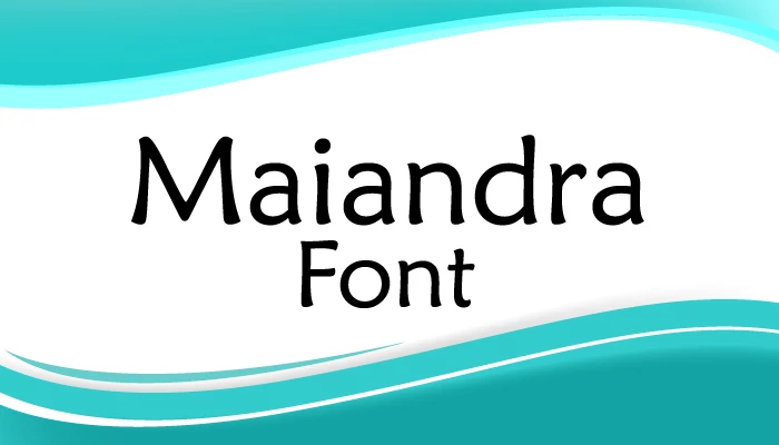 Maiandra-Font-Free-Download