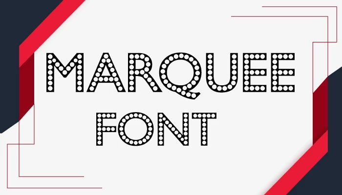 Marquee font free