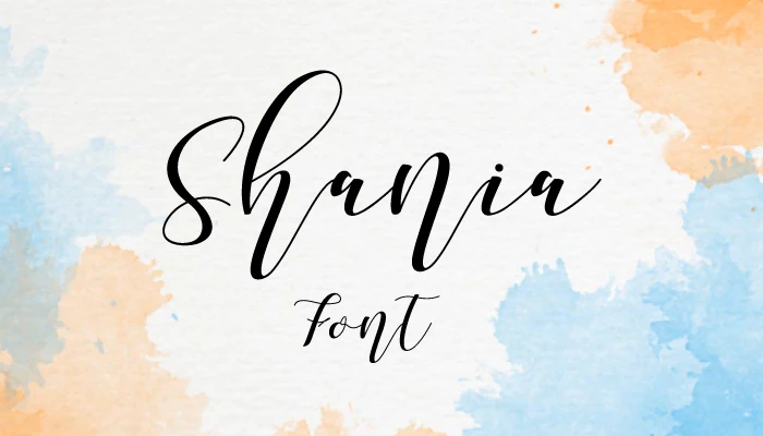 Shania-Font-free-Download