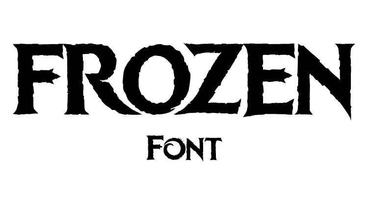 frozen font