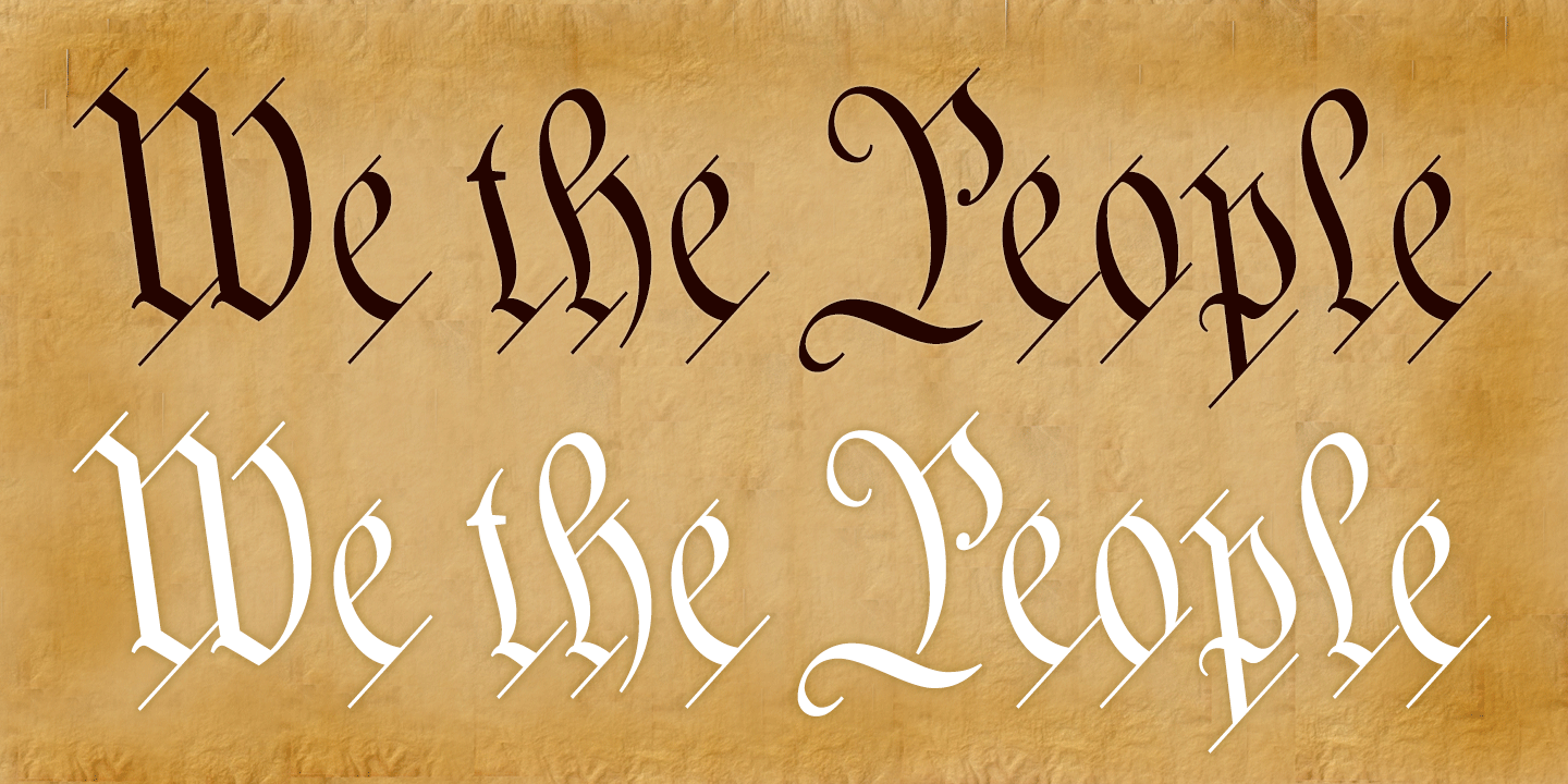 We-The-People-Font
