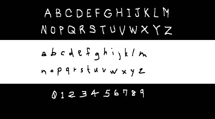 Omori Game 2 Font Characters View