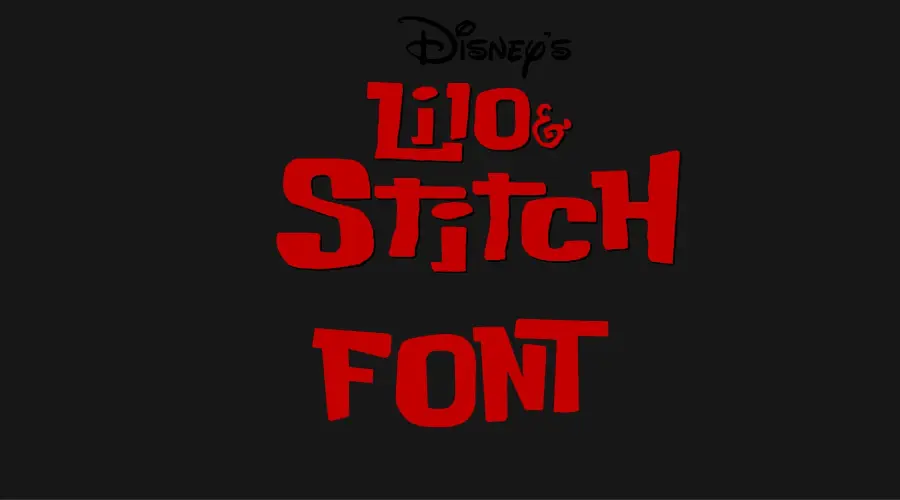 Lilo And Stitch Font