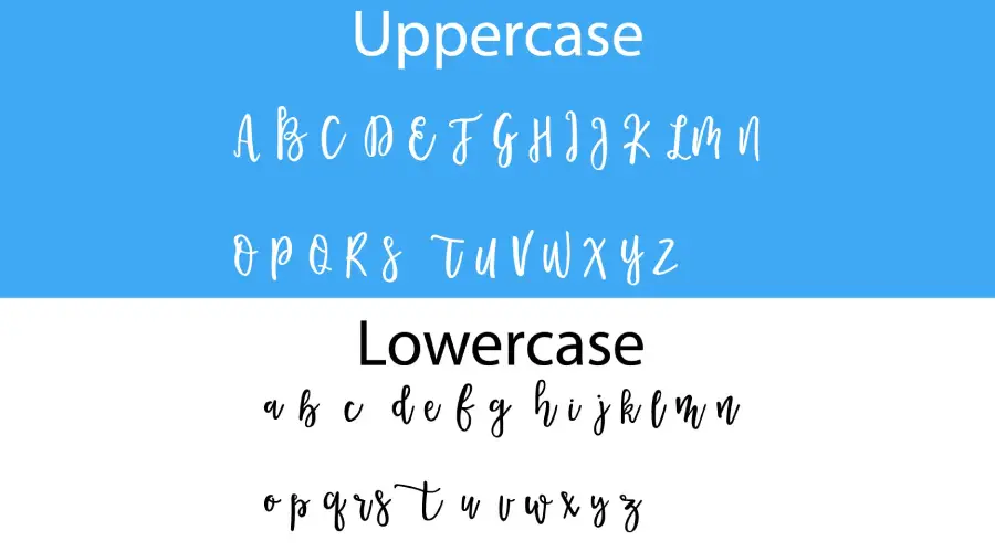 Morable Font Characters View