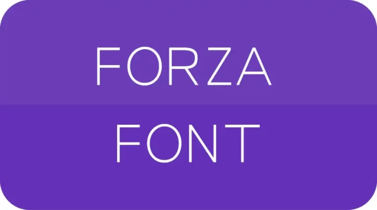 Forza Font