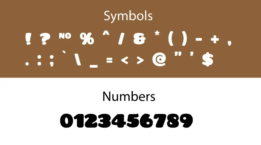 Pusab Font Symbols View