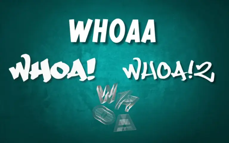 whoa font