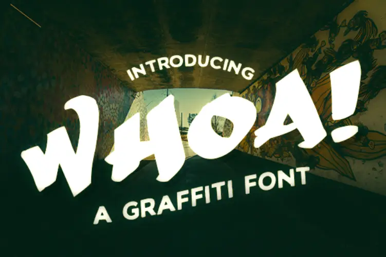 whoa font