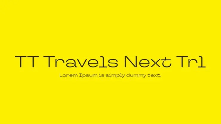 TT Travels Next Font